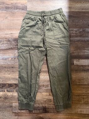 a new day Olive Green Women's Drawstring Jogger Pants